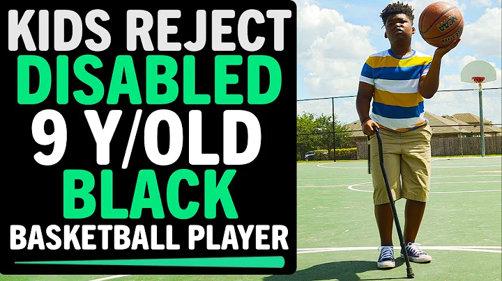 Kids Reject Disabled 9 Year Old Black Basketball P...