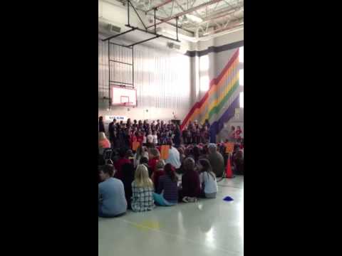 Vega Elementary school choir - Mckinney Texas 2012