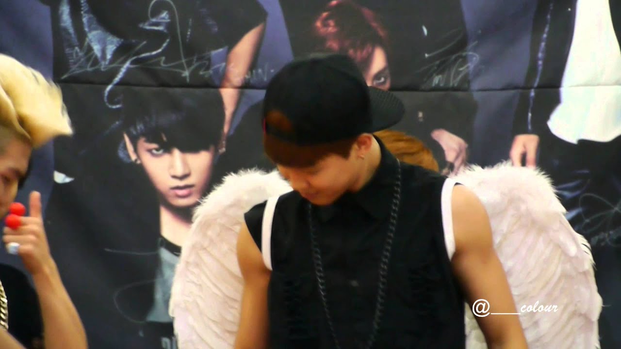 140914  분당 팬사인회 방탄소년단 포토타임 (지민ver.)