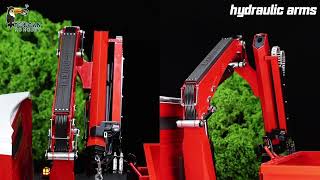 1/14 RC Roll On Off Tipper 770S Radio Controlled 10x10 Hydraulic Crane Dump Truck  THZH2242