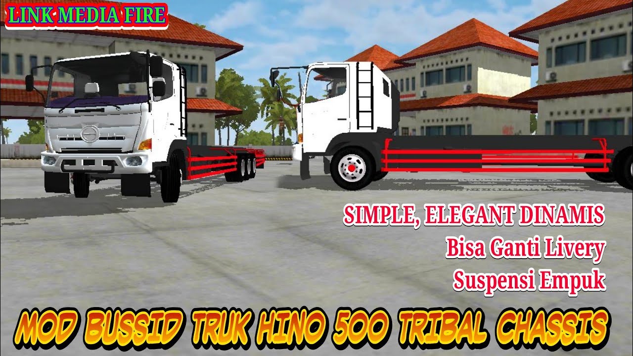 Mod Bussid Truk Hino 500  Tribal Chassis Free Link 