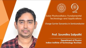 Charge Carrier Dynamics in Semiconductor