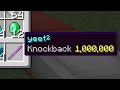 I secretly used Knockback 1,000,000 in Minecraft Bedwars...