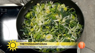 Festvego till budgetpris – byt oxfilén mot svamp - Nyhetsmorgon (TV4)