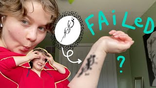 how NOT to apply INKBOX temporary tattoos 😬 (demo   review)