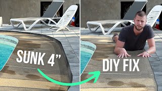 How to Fix a Sunken Sidewalk DIY