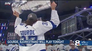 Yanni Gourde returns to Tampa Bay Lightning