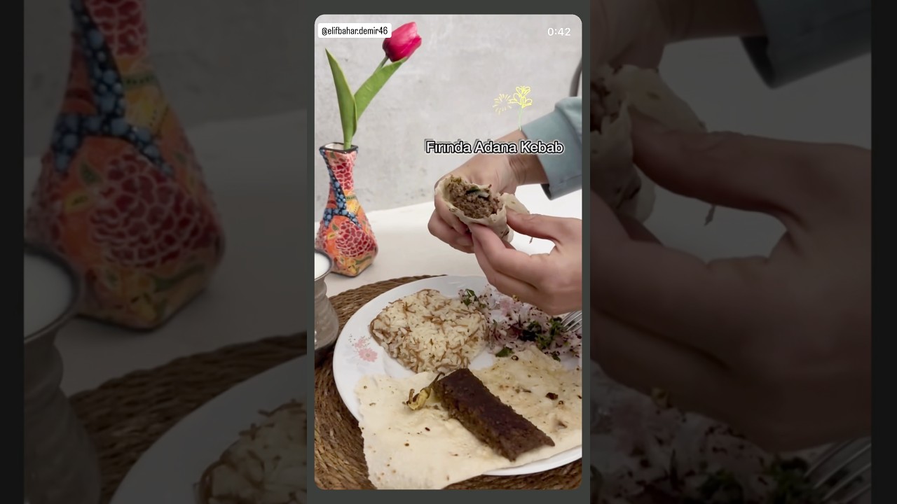 Borcamda Adana kebap aşırı pratik Adana kebap tam kıvamında 😊🔥￼