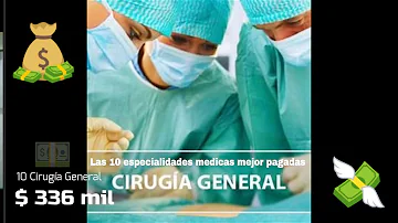 ¿Cuál es la especialidad médica peor pagada?