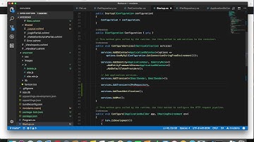 Dependency injection in asp net core mvc