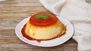 Flan de chirimoya - YouTube