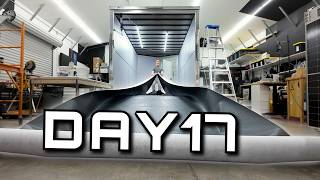 Installing Rubber Coin Flooring for a County Gov. Solar Trailer Build (And Depositing the Check!)