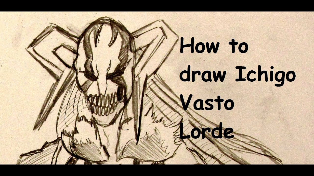 Vasto lorde Ichigo and Tensa Zangetsu this drawing was inspired