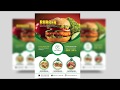 How to Create a Professional Flyer in Photoshop | (Restaurant Flyer)