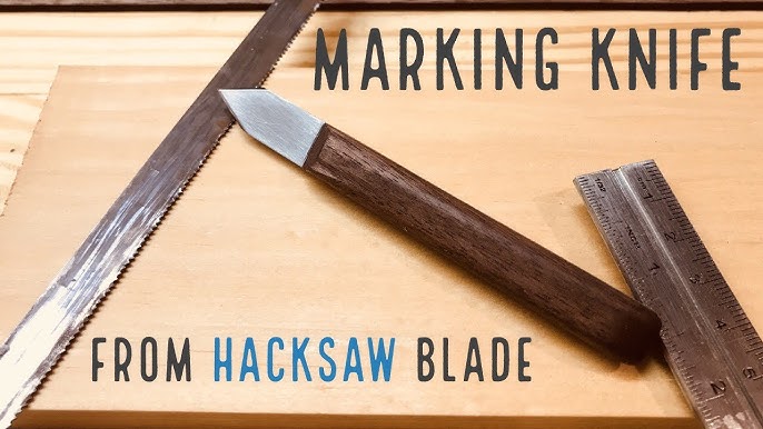 Making a Wood Carving Knife with NO Power Tools! Easy DIY Knife Making  Project. 