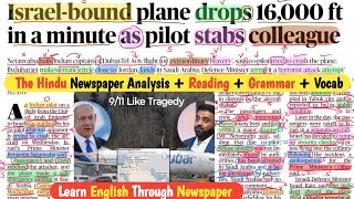 Dubai Plane Hijack: Indian Hero Pilot | The Hindu Analysis Today | Reading + Vocab + Grammar