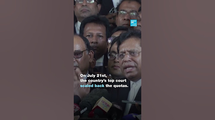 Bangladesh court scraps most job quotas that sparked deadly protests • FRANCE 24 English