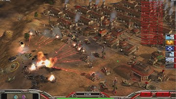 CHINA Tank vs 7 CHINA Tank - Command & Conquer Generals Zero Hour HARD Gameplay