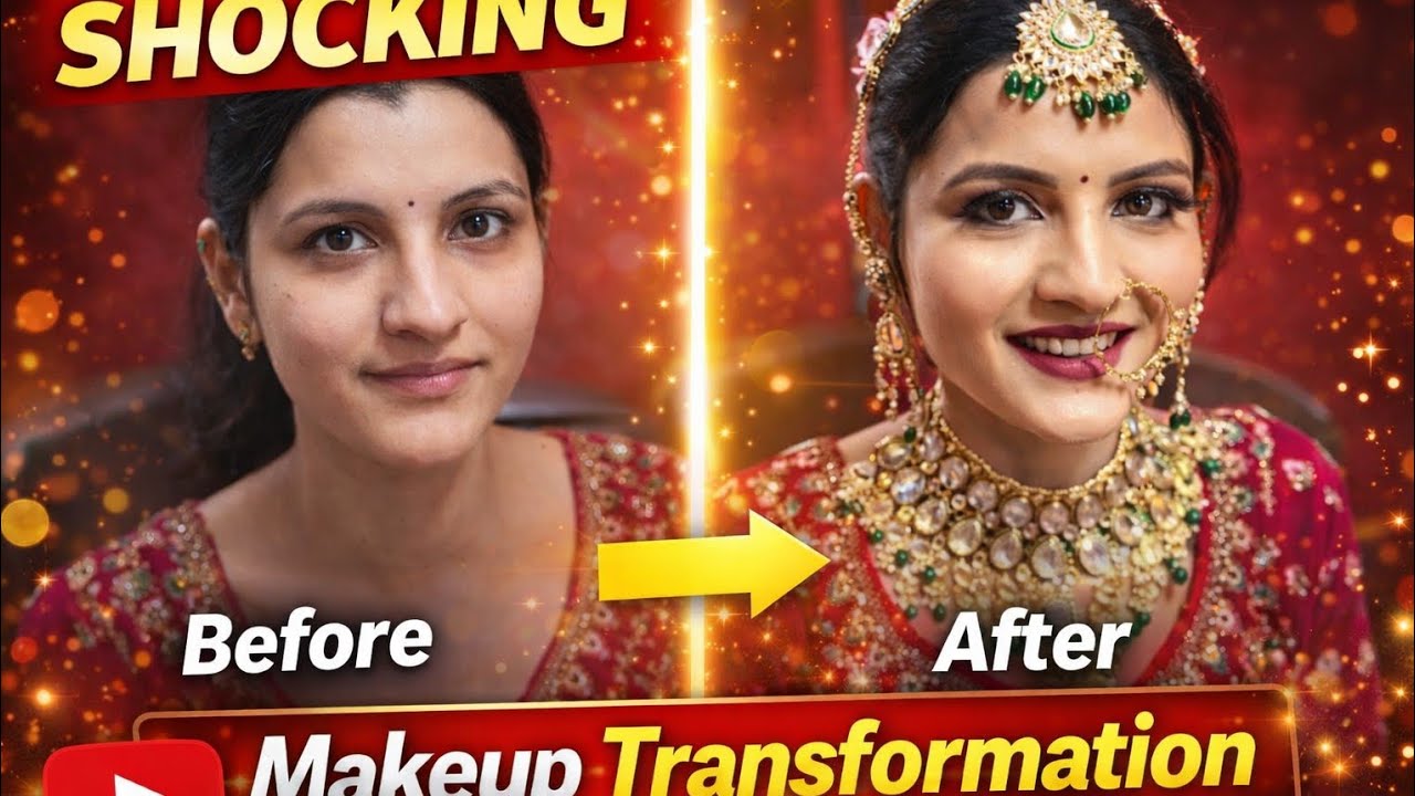 Bridal Makeup Transformation 💄 | Simple से Stunning Look 😍 | Wedding Special Makeup
