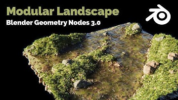 Procedural Landscape - Blender Geometry Nodes 3.0