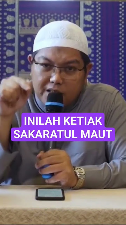 Ini nasehat untuk kita semua ketika Sakaratul Maut - semoga Allah memudahkan kita smua...amiinn