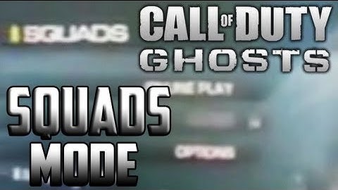 Call of Duty: Ghosts "SQUADS" Menu - New Gamemode (Black Ops 2 Gameplay)
