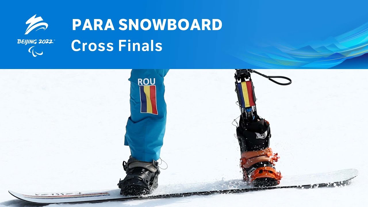 Para Snowboard Cross Finals Day 3 Beijing 2022 Paralympic Winter Games 