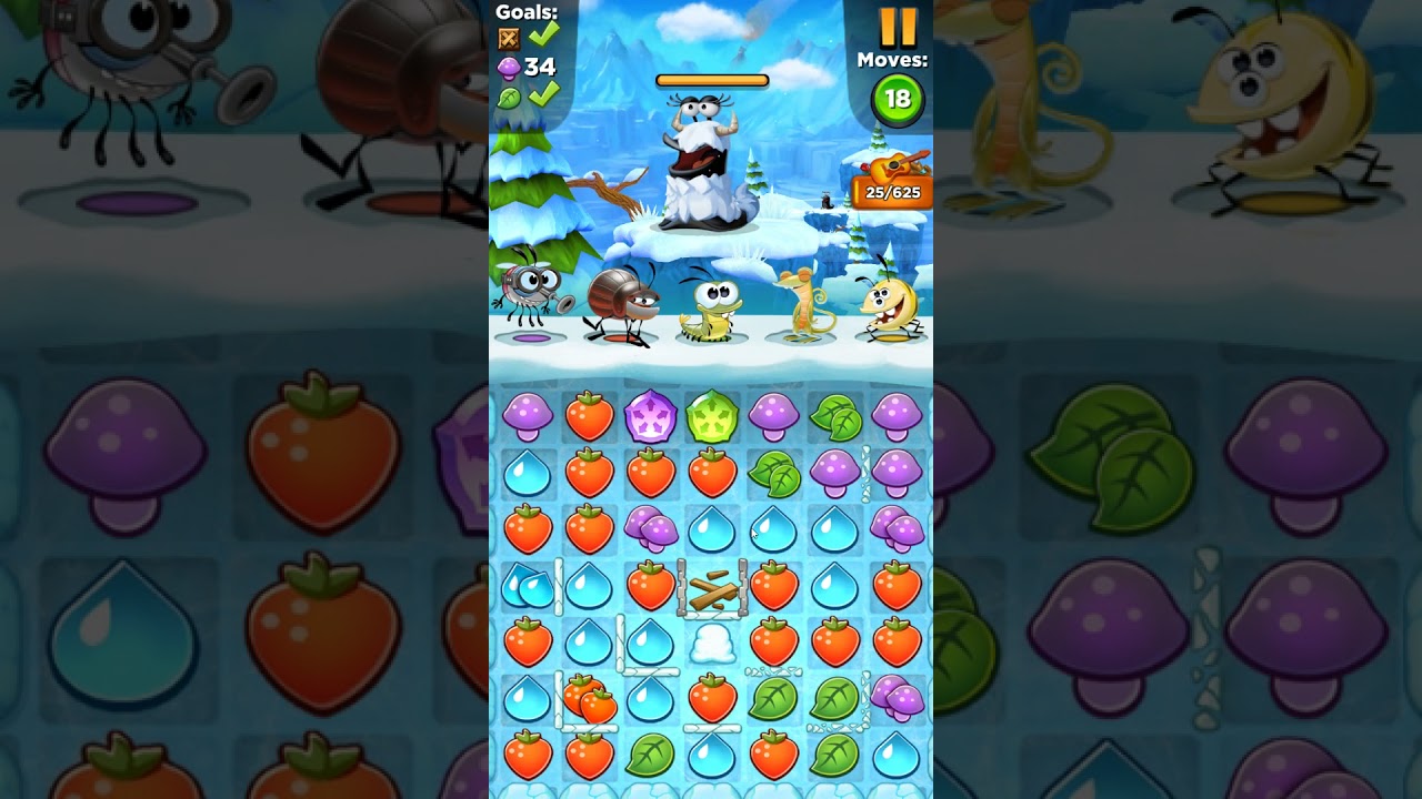 Best Fiends level 41 no boosters