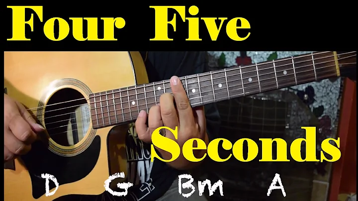 Aprende a tocar FourFiveSeconds en la guitarra fácilmente