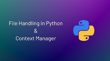 File Handling in Python | Context Manager - Urdu/Hindi
