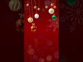 Red Christmas Background Loop bokeh #christmas #christmasdecoration #red #4k