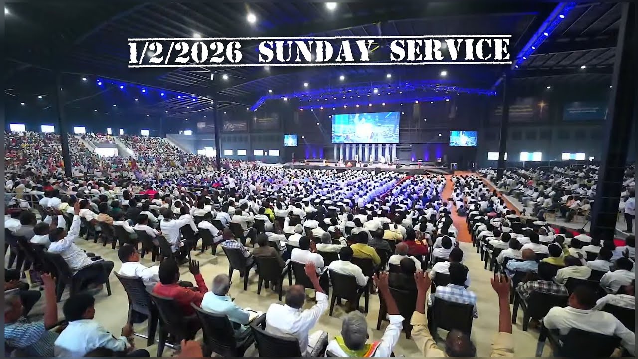 పట్టణం రమ్యమైనదే, కానీ నీళ్లు మంచివికావు | 01-02-2026 | Sunday Worship | PENIEL WORSHIP STADIUM 