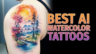 Watercolor Tattoos: Fluidity and Beauty of This Unique Art Form.