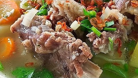 Cara Membuat Sop Tulang Sapi Sedap, Gurih, Kuah Bening | sop iga sapi