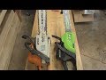 Greenworks 80v Chainsaw vs Stihl Farm Boss 290