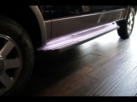 HOW TO INSTALL 2004-08 FORD F150 RUNNING BOARD LED LIGHTS