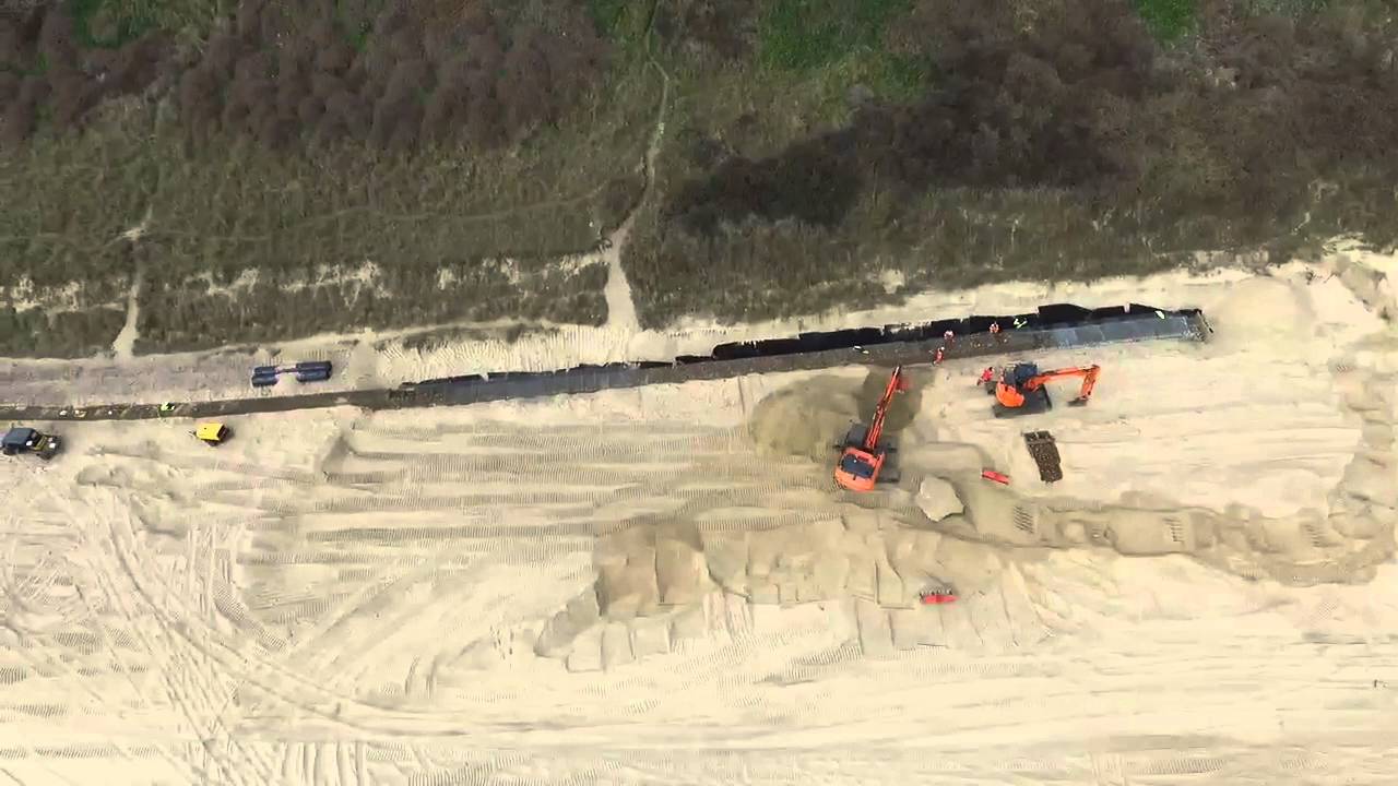 Scratby sea defences drone footage (Simon Carter)