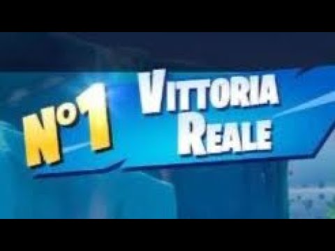Faccio la mia prima vittoria reale su FORTNITE a nel mio CANALE - YouTube