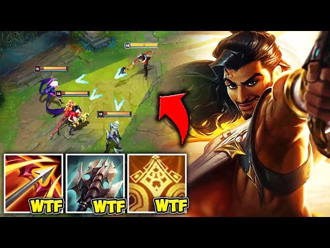 THIS AKSHAN BUILD LOOKS LIKE A LITERAL GLITCH! (EVERY AUTO HITS 3 TIMES) - League of Legends
