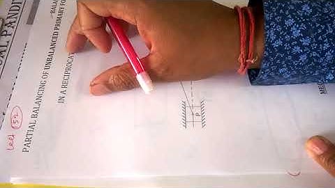 DOM-152 Reciprocating Mass #machine #mechanical #dynamics #inertia #balancing #balancing