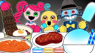 Convenience Store Food Dessert Mukbang - Mommy Long Legs Family | POPPY PLAYTIME CHAPTER 2 Animation