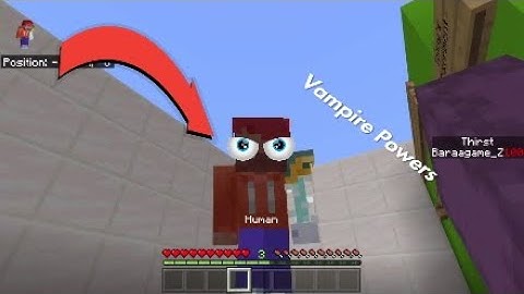 VAMPIRE POWERS!!!/Minecraft Bedrock Command blocks