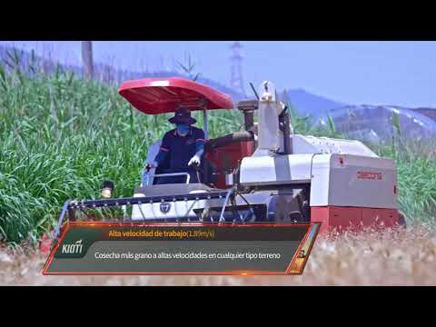 COSECHADORA COMBINADA KIOTI 73HP DSF75G AGROSCOPIO ECUADOR