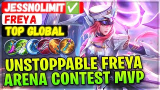 Unstoppable Freya Arena Contest MVP [ Top Global Freya ] JessNoLimit✅ - Mobile Legends Emblem Build