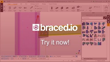braced.io - Web steel connections and Tekla plugins