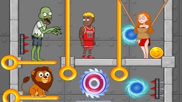 Puzzle Spy Game / Pull The Pin / ios Android Gameplay Walkthrough Levels 14-25 part #1