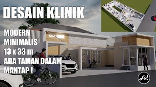 desain klinik rawat inap minimalis