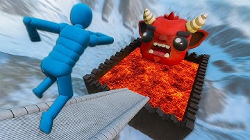 Ragdoll Physics Test vs Euphoria Physics Falling Comparison