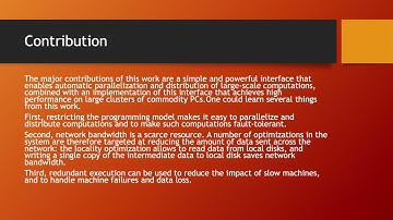 p81 | MapReduce: Simplified Data Processing on Large Clusters