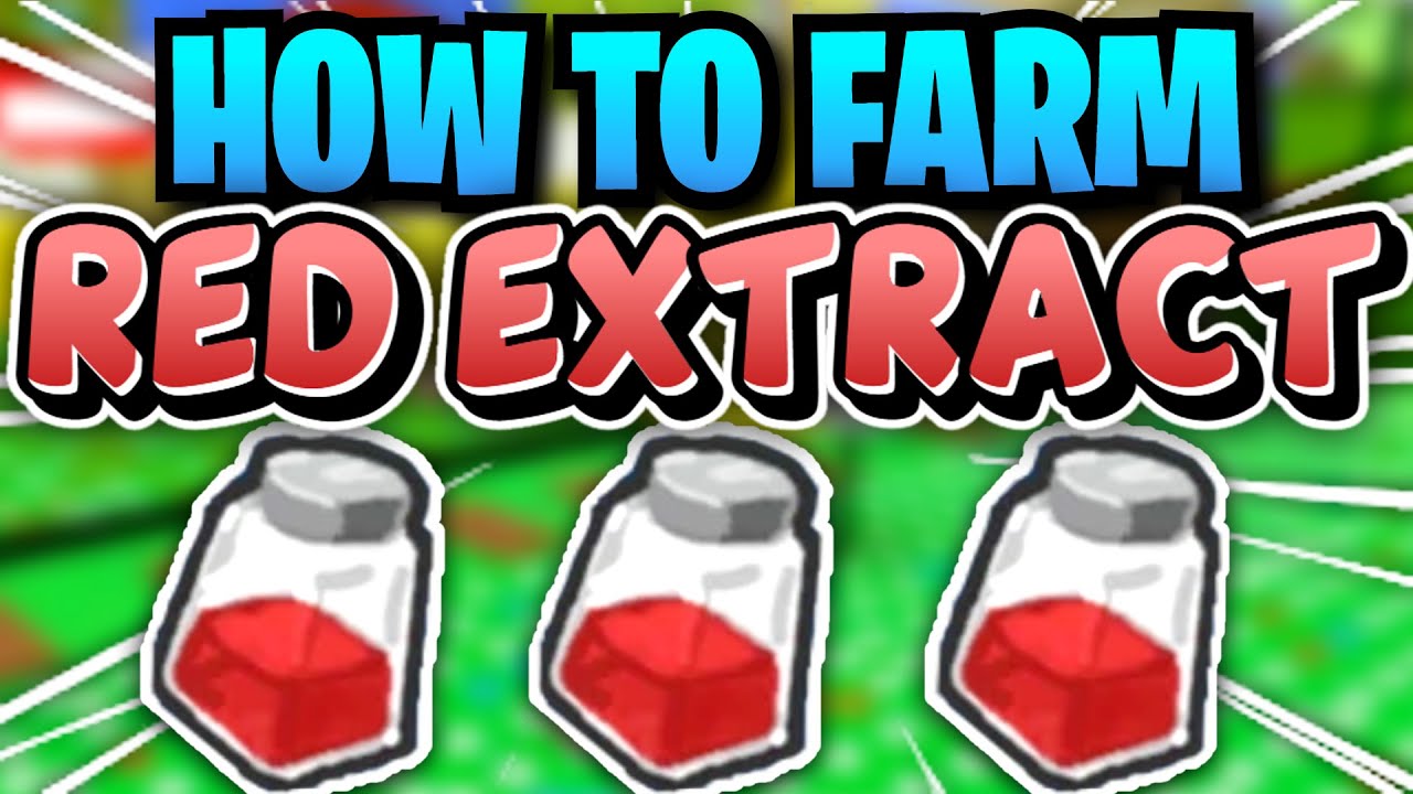 how-to-get-red-extract-fast-best-method-bee-swarm-simulator-youtube